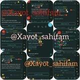 Xayot_sahifam kanali hikoyalari