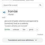 Lionize.