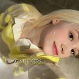(??) lilac stickers ࣪ ˖