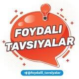 FOYDALI TAVSIYALAR