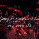 Jetez la tristesse et buvez votre thé
