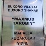 Mahmud Tarobiy 53-MFY rasmiy kanali