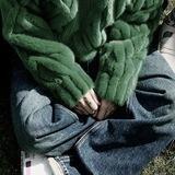 feuille verte.