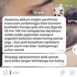 Oquvchilarim otzvlari 💜