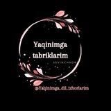 💕YAQINIMGA TABRIK💕