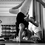 sasha teaching yoga