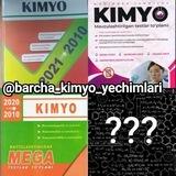 MEGA KIMYO | BUXORO KIMYO | MARUF TANGATAROV | KIMYO 0dan | Kitobi yechimlari