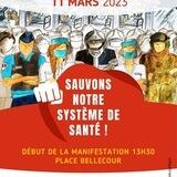 Infos mobilisation nationale Lyon 11 Mars 2023 ✊