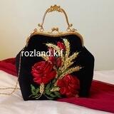 کیف مجلسی روباندوزی رزلندکیف