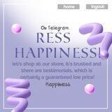 RESS HAPPINESS 🤍