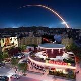 Tesla Diner Drive In Movie Theatre Supercharging Station
