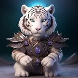 BABY WHITE TIGER MOON