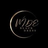 Wide Black Dress🍒