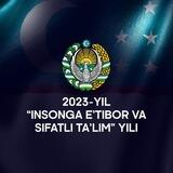 INSONGA E'TIBOR VA SIFATLI TA'LIM