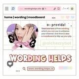 @WordingHelps