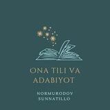 O'zbek tili va adabiyot | Normurodov Sunnatillo