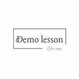 Demo lesson