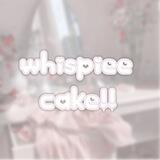 ⌗ 𝐖𝐡𝐢𝐬𝐩𝐢𝐞𝐞 𝐜𝐚𝐤𝐞 🍰˖˙𓄹
