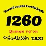 Qumqo'rg'on Aladdin taxi 1260