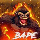 $BAPE BURNING APE | 5/5 | 80% BURNED 🔥