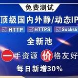 代理IP 全球静态动态等