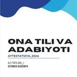 Ona tili va adabiyoti