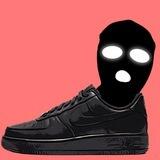 Black Air Force 1s