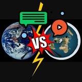 Flat vs Globe Chat +