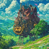 KitKat's moving castle