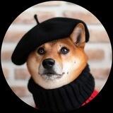 Shiba Wif Beret by Sora