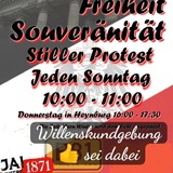StillerProtest B81 Heynburg 🗝️ ⬛⬜🟥1871 Willenskundgebung