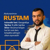 Geografiya Abduraximov