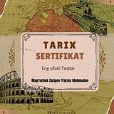 Tarix Milliy Sertifikat I DTM testlar
