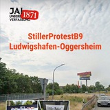 StillerProtest B9 Ludwigshafen Willenskundgebung🗝️🖤🤍❤️1871