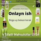 Ersag 100% Halol va Sifatli Mahsulotlar UYDA UTIRIB ISHLAMOQCHI BULGANLARGA ISHTAKLIF QILAMIZ