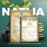 MILLIY SERTIFIKAT NATIJALARIMIZ BOSHLANG'ICH SINF