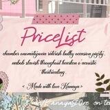 PRICELIST KANAYA STORE