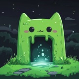 Liquid Cat on Base