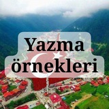 Mamatkobilovna || ÖRNEK YAZMA