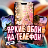 Яркие обои на телефон