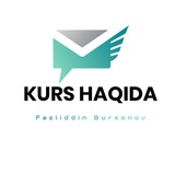 Tarix kursi haqida | Fazliddin Burxonov