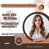 OLIY MAQSAD/ Anora Mahkamova