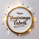 Yaqinimga tabrik!❤️ Tilaklarim siz uchun❤️❤️❤️