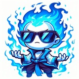 Blue Face baby