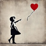 Girl with balloon (portal)