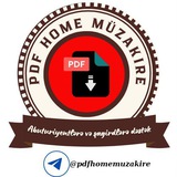 PDF Home🏠 Müzakirə