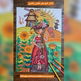 تابلو نقاشی های فانتزی🦭🧡nika.tavana.art