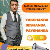 Otabek Hakimov BEPUL DARSLARI