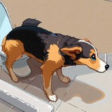 Pissing Dog Farts