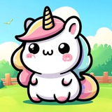 Pudgy unicorn